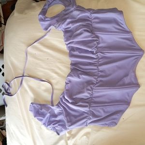 Corset top with tie strings size xl